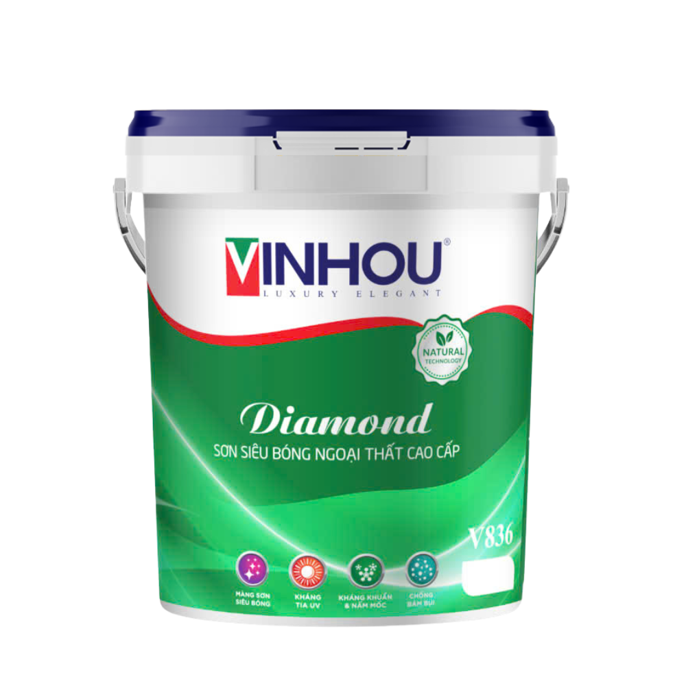 Sơn siêu bóng ngoại thất cao cấp 18L - V 836
